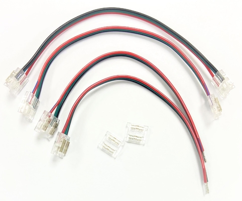Accessori bianchi 3 Pin Led Connector della luce di striscia di Doul LED