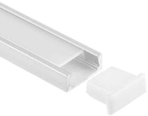 Profilo di alluminio 6063 15,9 x 6mm RoHS della luce di Milewood LED
