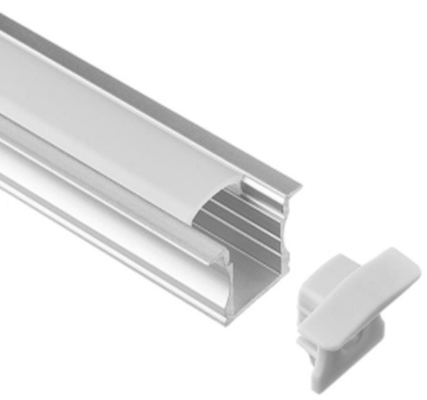 Profili di alluminio messo 25 x 14.5mm RoHS della luce del supporto LED