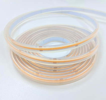Luce di striscia impermeabile della PANNOCCHIA LED dell'estrusione del silicio IP68 24V flessibile